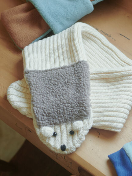 ハリネズミマフラー（キナリ/アクセサリー/ストール・マフラー