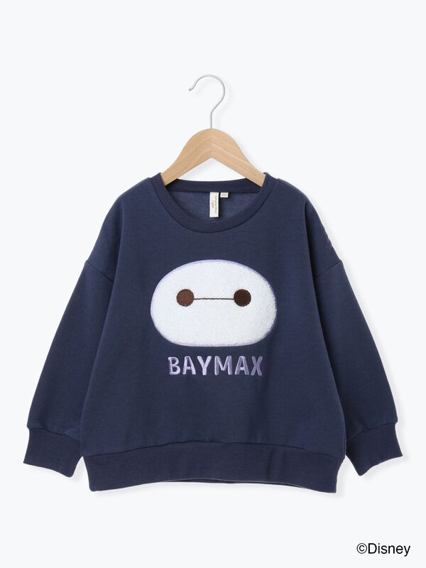 セール】 【Disney】ベイマックス/刺繍アップリケトレーナー（レッド