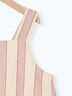 ストライプ柄ジャンバースカート（グレー/レッド）｜Samansa Mos2 Lagom（KIDS）（サマンサモスモス ラーゴム）通販