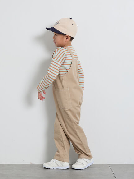 オーバーオール（ベージュ/ネイビー）｜Samansa Mos2 Lagom（KIDS）（サマンサモスモス ラーゴム）通販