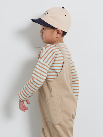 ハリネズミ刺繍ボーダーカットソー（ピンク/ミント/サックスブルー）｜Samansa Mos2 Lagom（KIDS）（サマンサモスモス ラーゴム）通販