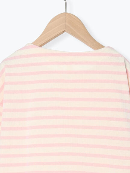 ハリネズミ刺繍ボーダーカットソー（ピンク/ミント/サックスブルー）｜Samansa Mos2 Lagom（KIDS）（サマンサモスモス ラーゴム）通販