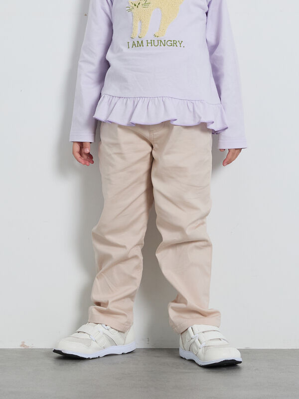 ストレッチツイルパンツ（ベージュ）｜Samansa Mos2 Lagom（KIDS）（サマンサモスモス ラーゴム）通販