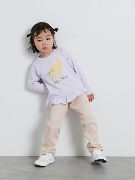 ストレッチツイルパンツ（ピンク/ベージュ/イエロー/ミント/ブルー）｜Samansa Mos2 Lagom（KIDS）（サマンサモスモス ラーゴム）通販