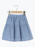 レース切替えティアードスカート（オフホワイト/ブルー）｜Samansa Mos2 Lagom（KIDS）（サマンサモスモス ラーゴム）通販