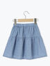 レース切替えティアードスカート（オフホワイト/ブルー）｜Samansa Mos2 Lagom（KIDS）（サマンサモスモス ラーゴム）通販