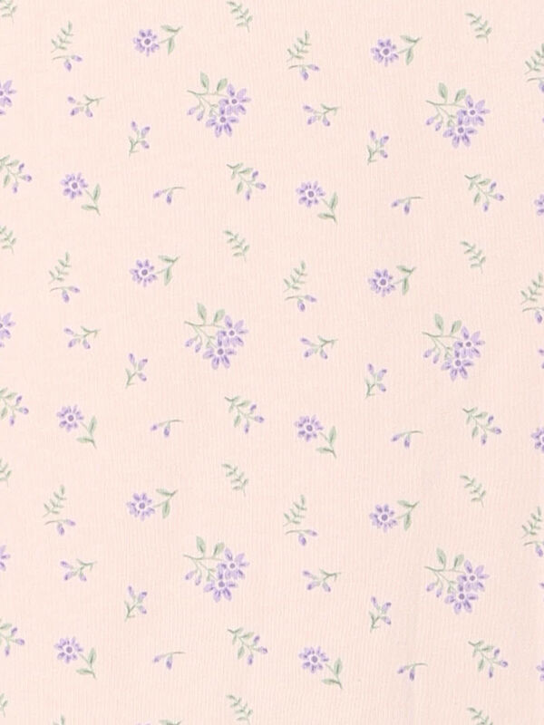 セール】 肩フリル花柄ロンT（オフホワイト/ピンク/トップス/Tシャツ