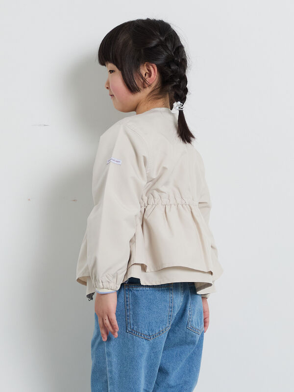 新品未使用　rosymonster ブルゾン　水際　ラッシュ　オフホワイト メゾンレクシア】ホワイトピオニーが咲く、白の庭園をイメージした