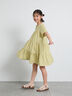 【140・150】チェック柄ティアードワンピース（イエロー/ブルー）｜Samansa Mos2 Lagom（KIDS）（サマンサモスモス ラーゴム）通販