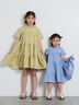 【140・150】チェック柄ティアードワンピース（イエロー/ブルー）｜Samansa Mos2 Lagom（KIDS）（サマンサモスモス ラーゴム）通販