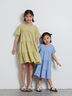【140・150】チェック柄ティアードワンピース（イエロー/ブルー）｜Samansa Mos2 Lagom（KIDS）（サマンサモスモス ラーゴム）通販