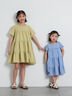 【140・150】チェック柄ティアードワンピース（イエロー/ブルー）｜Samansa Mos2 Lagom（KIDS）（サマンサモスモス ラーゴム）通販