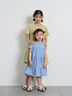 【140・150】チェック柄ティアードワンピース（イエロー/ブルー）｜Samansa Mos2 Lagom（KIDS）（サマンサモスモス ラーゴム）通販