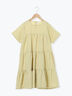 【140・150】チェック柄ティアードワンピース（イエロー/ブルー）｜Samansa Mos2 Lagom（KIDS）（サマンサモスモス ラーゴム）通販