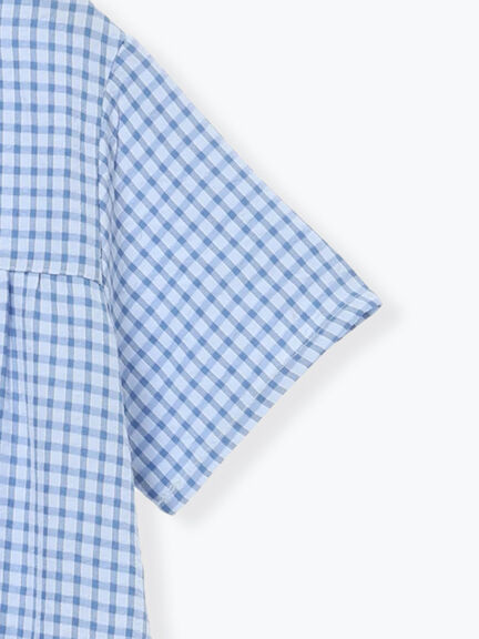 【140・150】チェック柄ティアードワンピース（イエロー/ブルー）｜Samansa Mos2 Lagom（KIDS）（サマンサモスモス ラーゴム）通販