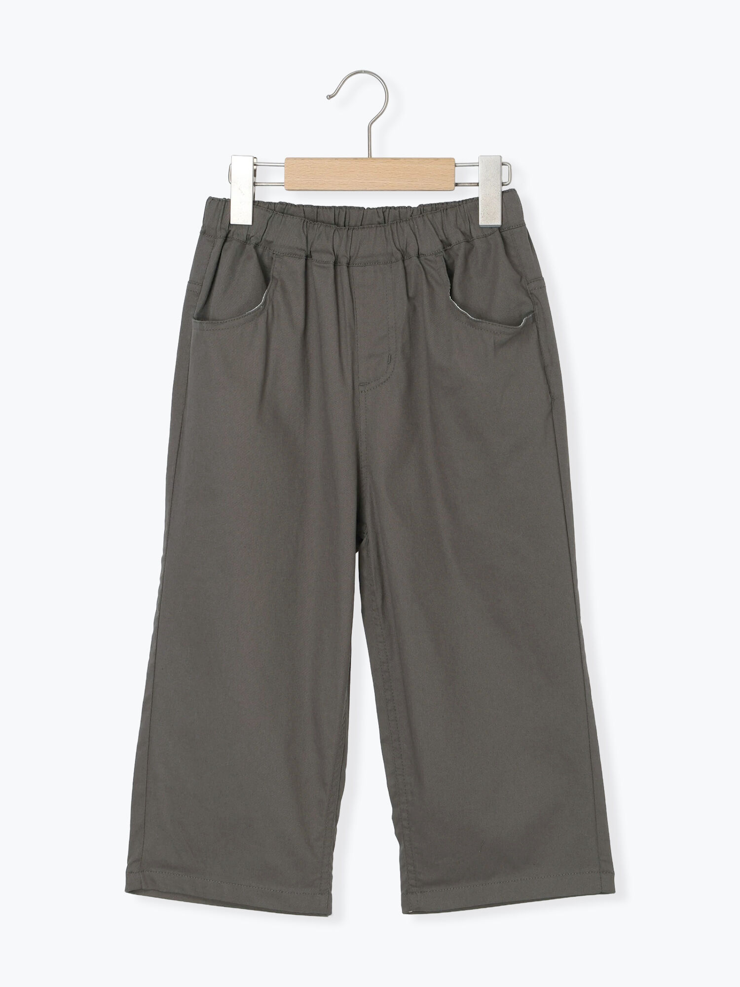 セール】 【140・150】7分丈ストレッチツイルパンツ