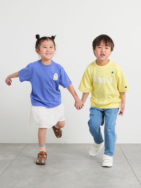 champion】半袖スウェット（グレー/イエロー/トップス/カットソー
