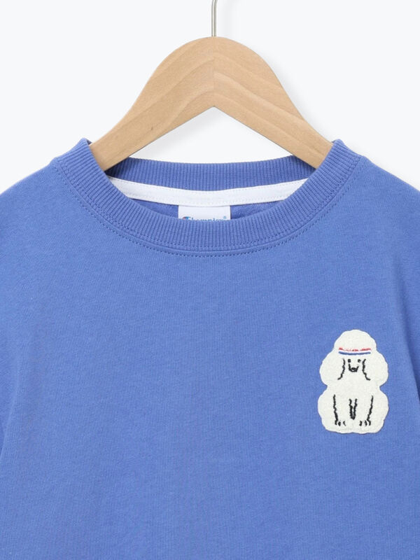ラモちゃん様 Champion】さがら刺繍Tシャツ（ブルー/TOPグレー/トップス/Tシャツ