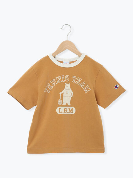 セール】 【champion】リンガーTシャツ（モカ/グリーン/トップス/T