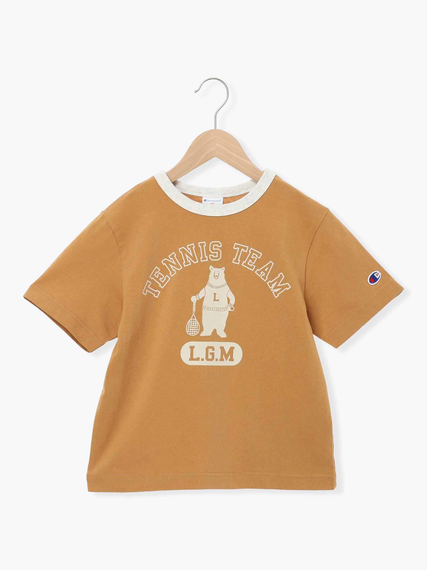 セール】 【champion】リンガーTシャツ（モカ/グリーン/トップス/T