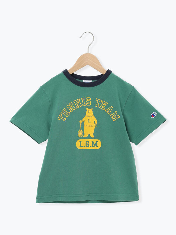 セール】 【champion】リンガーTシャツ（モカ/グリーン/トップス/T