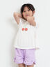 【吸水速乾】サクランボさがら刺繍Tシャツ（オフホワイト/ピンク）｜Samansa Mos2 Lagom（KIDS）（サマンサモスモス ラーゴム）通販