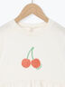 【吸水速乾】サクランボさがら刺繍Tシャツ（オフホワイト/ピンク）｜Samansa Mos2 Lagom（KIDS）（サマンサモスモス ラーゴム）通販