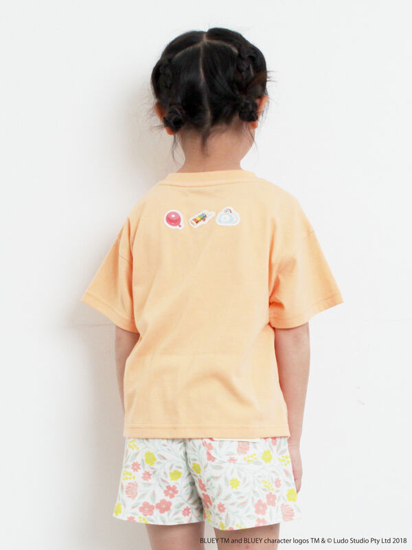 ブルーイ】プリントTシャツ（オレンジ/ミント/トップス/Tシャツ