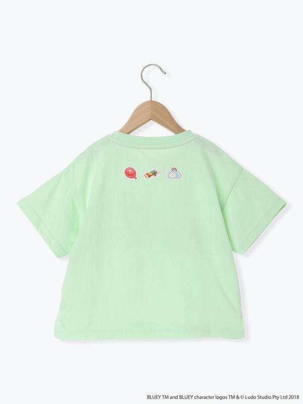 ブルーイ】プリントTシャツ（オレンジ/ミント/トップス/Tシャツ