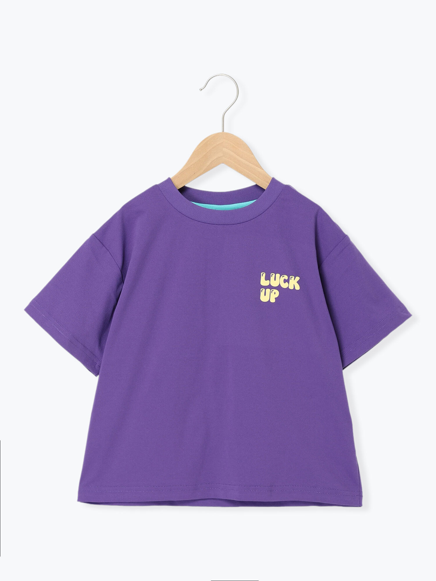 吸水速乾】発泡プリントTシャツ（イエロー/グリーン/パープル/トップス