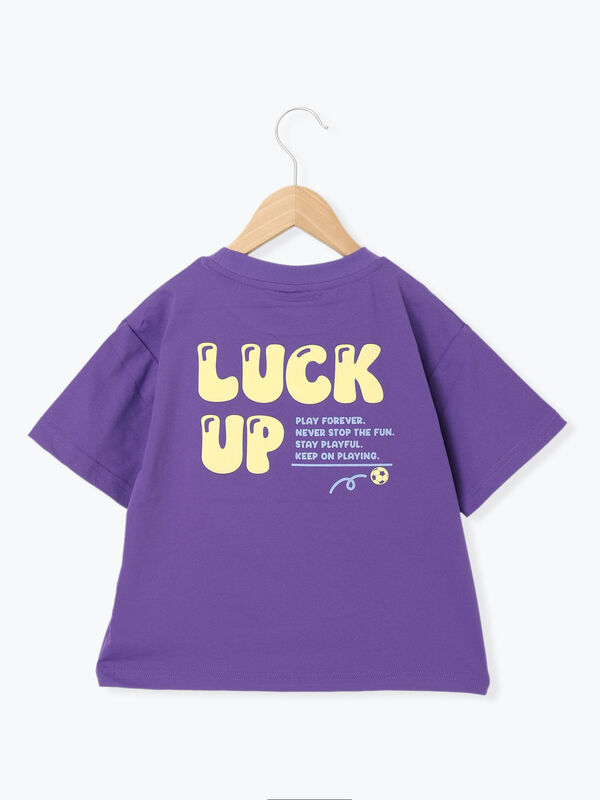 吸水速乾】発泡プリントTシャツ（イエロー/グリーン/パープル/トップス