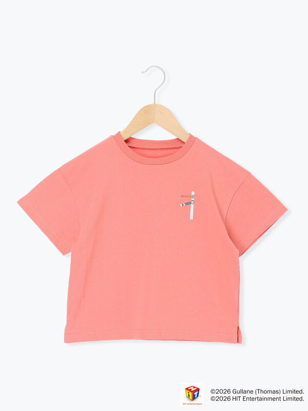 セール】 【きかんしゃトーマス】バックプリントTシャツ（オレンジ