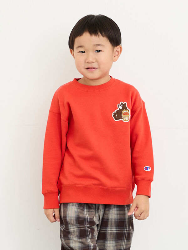 Champion別注】さがら刺繍トレーナー（レッド/オートミール/トップス