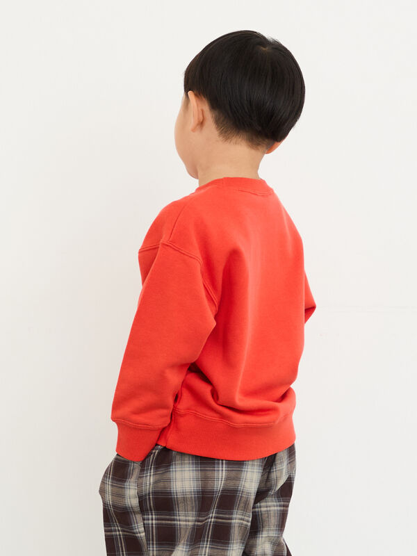 Champion別注】さがら刺繍トレーナー（レッド/オートミール/トップス