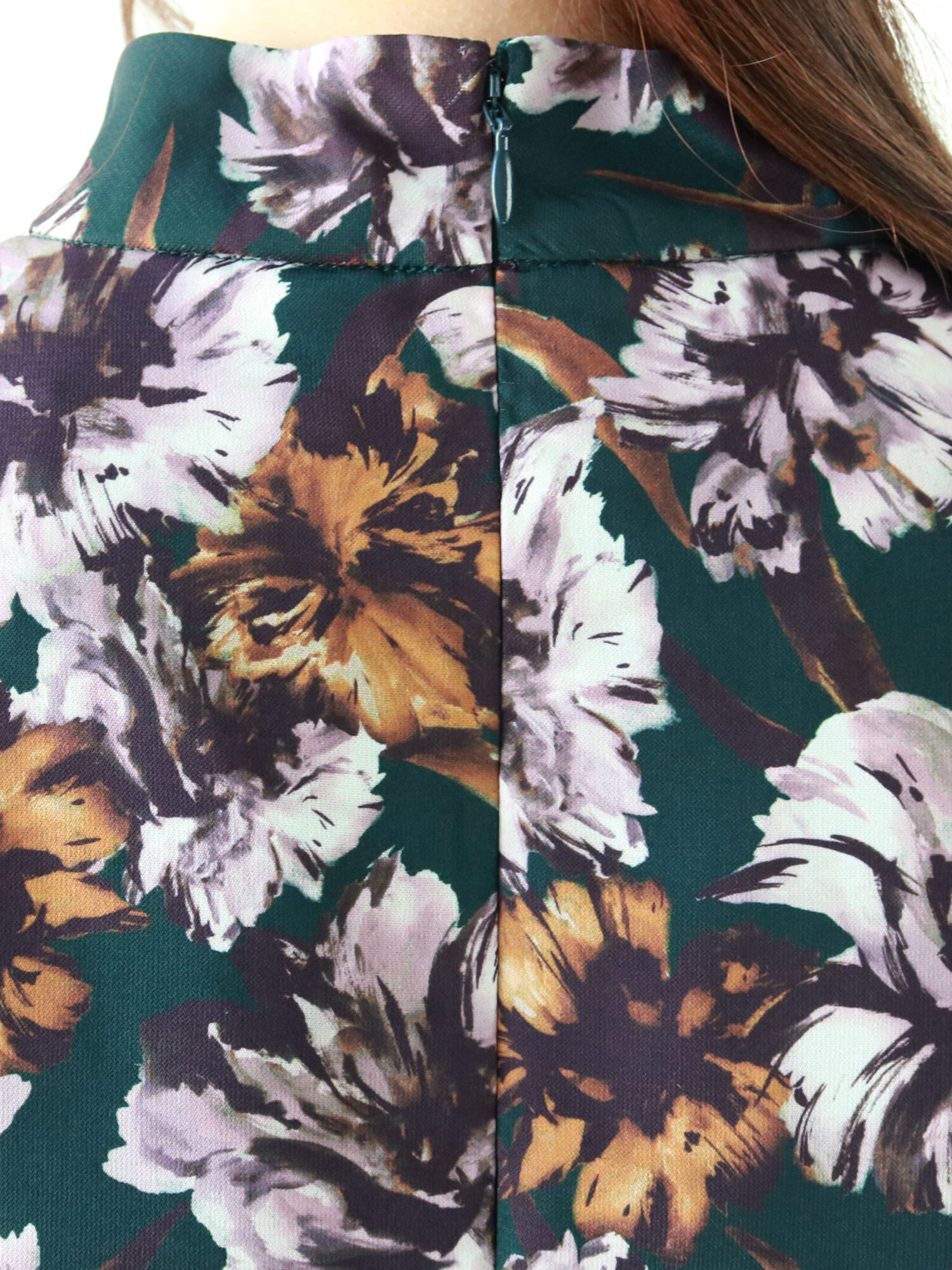 セール フラワープリントハイネックワンピース ボルドー グリーン ワンピース Te Chichi Classic テチチ クラシック 公式通販