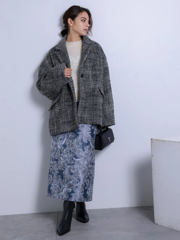 Midtown jacquard skirt – THE TOÉ