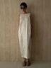【JAPAN FABRIC】リンクルアセテートサテンワンピース《2025summer catalog item》（オフホワイト）｜Te chichi CLASSIC（テチチ クラシック）通販