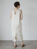 【JAPAN FABRIC】リンクルアセテートサテンワンピース《2025summer catalog item》（オフホワイト）｜Te chichi CLASSIC（テチチ クラシック）通販