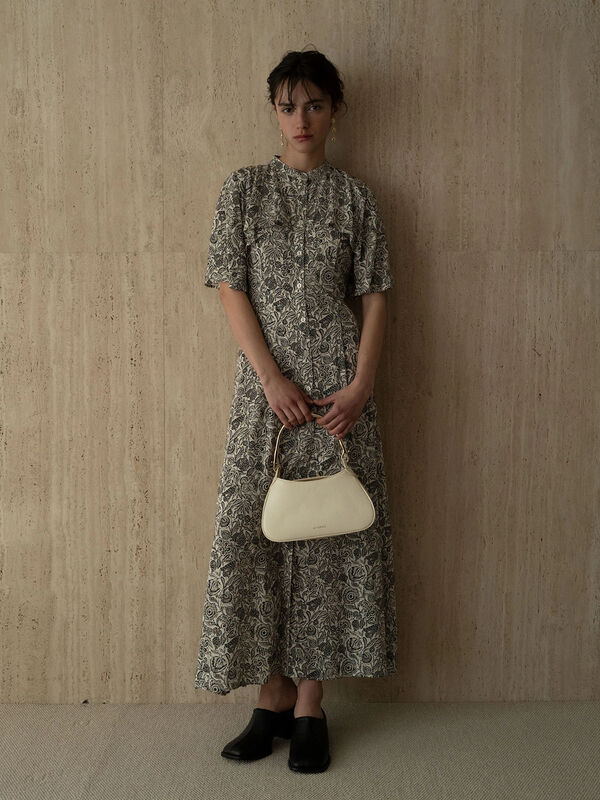 【DEVEAUX】ボタニカルプリントワンピース《2025summer catalog item》（ベージュ）｜Te chichi CLASSIC（テチチ クラシック）通販