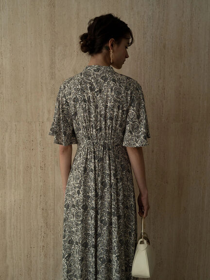 【DEVEAUX】ボタニカルプリントワンピース《2025summer catalog item》（ベージュ）｜Te chichi CLASSIC（テチチ クラシック）通販