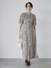 【DEVEAUX】ボタニカルプリントワンピース《2025summer catalog item》（ベージュ）｜Te chichi CLASSIC（テチチ クラシック）通販