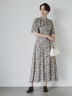 【DEVEAUX】ボタニカルプリントワンピース《2025summer catalog item》（ベージュ）｜Te chichi CLASSIC（テチチ クラシック）通販