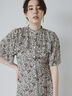 【DEVEAUX】ボタニカルプリントワンピース《2025summer catalog item》（ベージュ）｜Te chichi CLASSIC（テチチ クラシック）通販