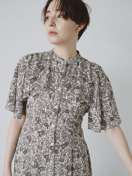 【DEVEAUX】ボタニカルプリントワンピース《2025summer catalog item》（ベージュ）｜Te chichi CLASSIC（テチチ クラシック）通販