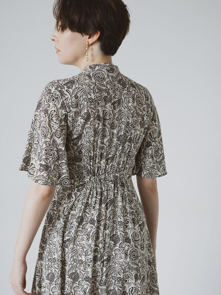 【DEVEAUX】ボタニカルプリントワンピース《2025summer catalog item》（ベージュ）｜Te chichi CLASSIC（テチチ クラシック）通販