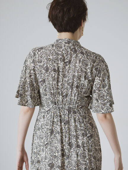 【DEVEAUX】ボタニカルプリントワンピース《2025summer catalog item》（ベージュ）｜Te chichi CLASSIC（テチチ クラシック）通販