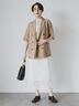 エシカルシャンブレーダブルジャケット（セットアップ可）（接触冷感）《2025summer catalog item》（ベージュ）｜Te chichi CLASSIC（テチチ クラシック）通販