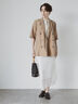 エシカルシャンブレーダブルジャケット（セットアップ可）（接触冷感）《2025summer catalog item》（ベージュ）｜Te chichi CLASSIC（テチチ クラシック）通販