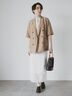エシカルシャンブレーダブルジャケット（セットアップ可）（接触冷感）《2025summer catalog item》（ベージュ）｜Te chichi CLASSIC（テチチ クラシック）通販
