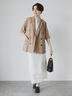 エシカルシャンブレーダブルジャケット（セットアップ可）（接触冷感）《2025summer catalog item》（ベージュ）｜Te chichi CLASSIC（テチチ クラシック）通販